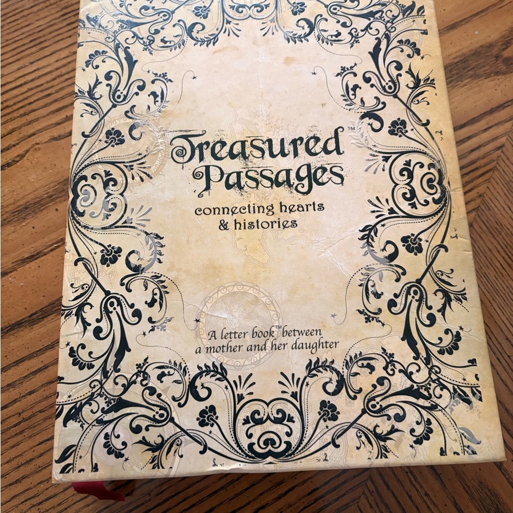Treasured Passages Keepsake Book for letters between mother and daughter